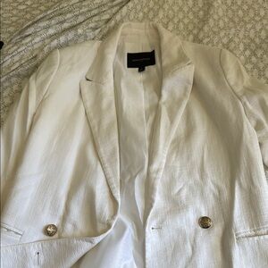 Banana Republic factory Women's White Blazer